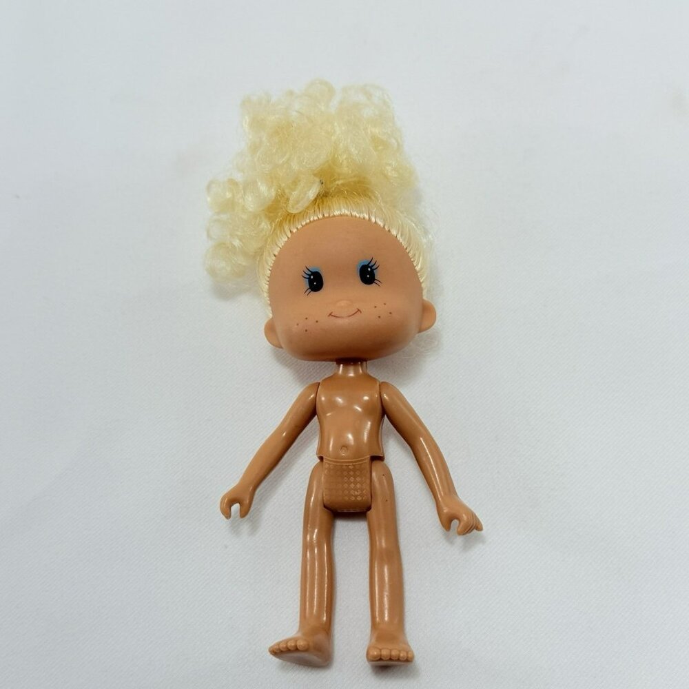 Baby Girl Doll Toy Figure Model Blonde Curly Hair Blondie Naked Nude No Clothes